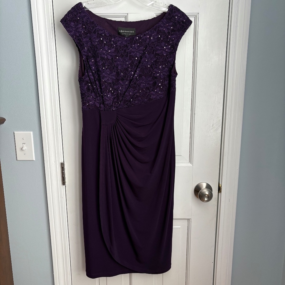 Dress Barn sequined dress, Size 10, EUC!